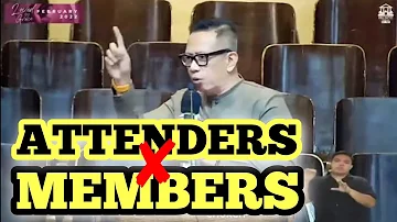 COMMITMENT : DIFFERENCE BETWEEN ATTENDERS AND MEMBERS | Pastor Joey Sauco | GOD Breathed