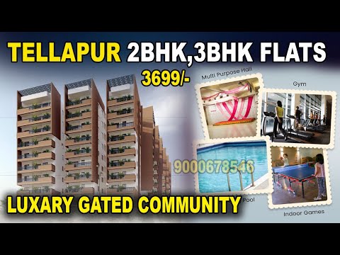 Tellapur  Advaita Hmda Approved Gated Community Project | 2bhk 3bhk Flats Sale | Real Estate Hyd