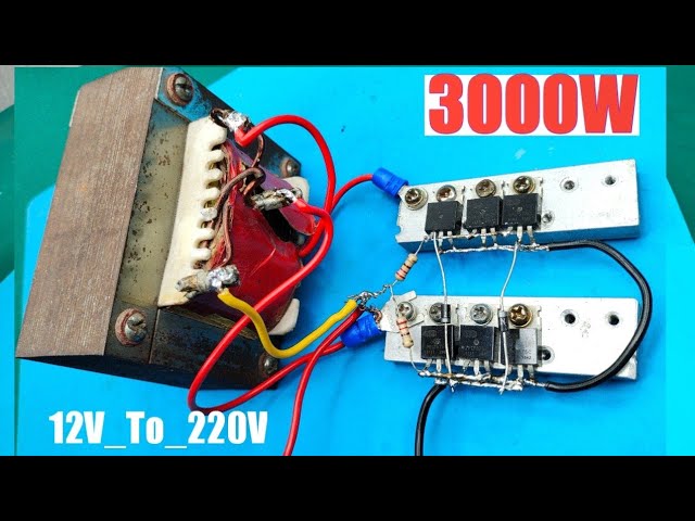 i make 3000W POWERFUL 12V To 220V Inverter make at home using