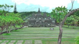Brahma Vihara Arama Buddhist monastery or &quot;Little Borobodur&quot; in Banjar, Bali, Indonesia