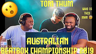 TOM THUM | Live At The Australian Beatbox Championship 2019 |Brothers Reaction!!!!
