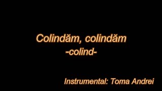 Colindam, colindam iarna (karaoke) | Toma Andrei chords