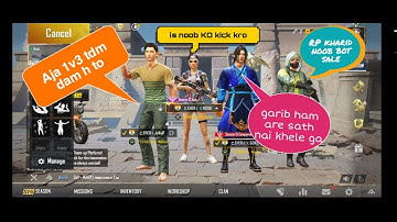 Conqueror call me Noob and I challenge for Tdm Room 1vs3 / PUBGMOBILE