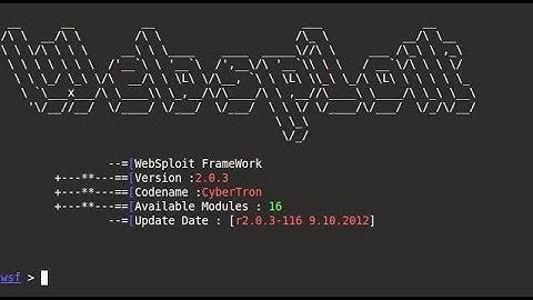 #7الفيديو السابع من سلسلة Kali Linux :مشروع Websploit  و كيف يقوم الهاكر عمل هجمات DOS Attack