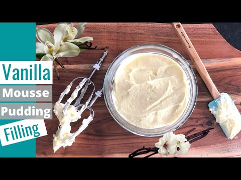 Vanilla Mousse Pudding Filling from Scratch | Easy Cake Filling Recipe