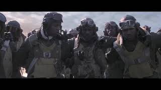 Blazing Angels Squadrons of WWII - Raid of Defense - Red Tails (2012) Escorting Bombers scene