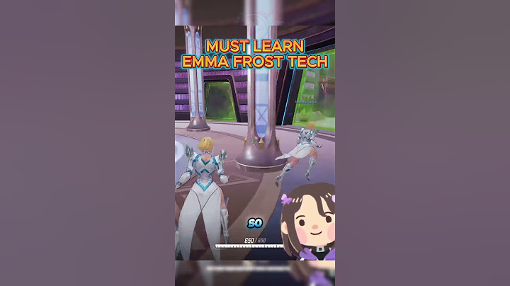 SUPER ADVANCED EMMA FROST TECH WE MUST KNOW !!!  #marvelrivals #gaming #marvelrivalsclips #funny