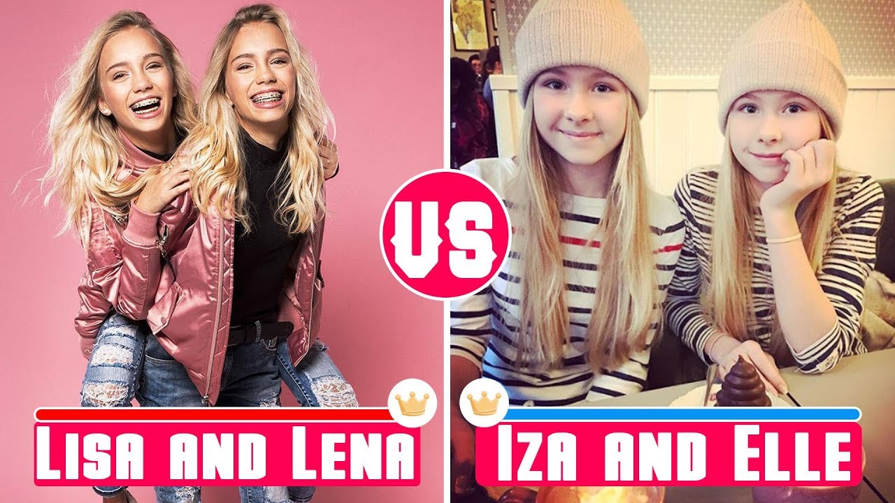 Iza And Elle Vs Lisa And Lena With Names Musical Ly Battle Best