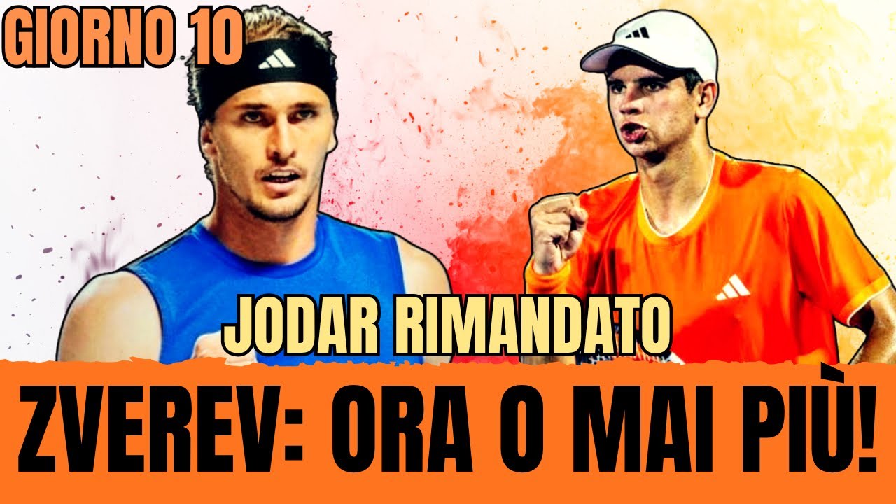 ZVEREV VEDE IL TRAGUARDO, BATTE JODAR E VOLA IN SEMIFINALE! MA DOMANI TOCCA DI NUOVO A NOI