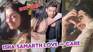 Watch How Isha Malviya Love And Caring BF Samarth Jurel And Saying Go Home Safely After Holi Party