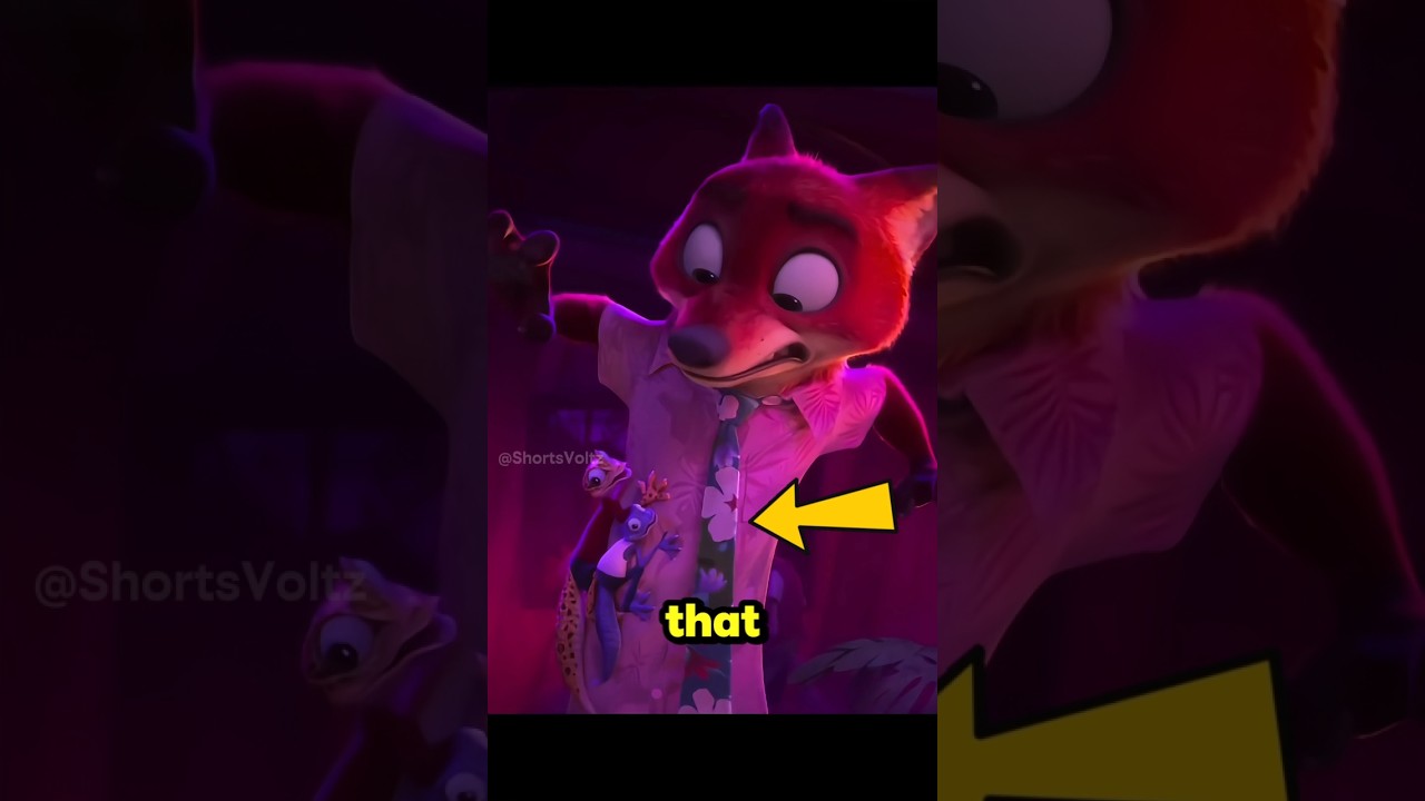 Why Nick Wears Floral Tie In Zootopia 2? | Zootopia 
