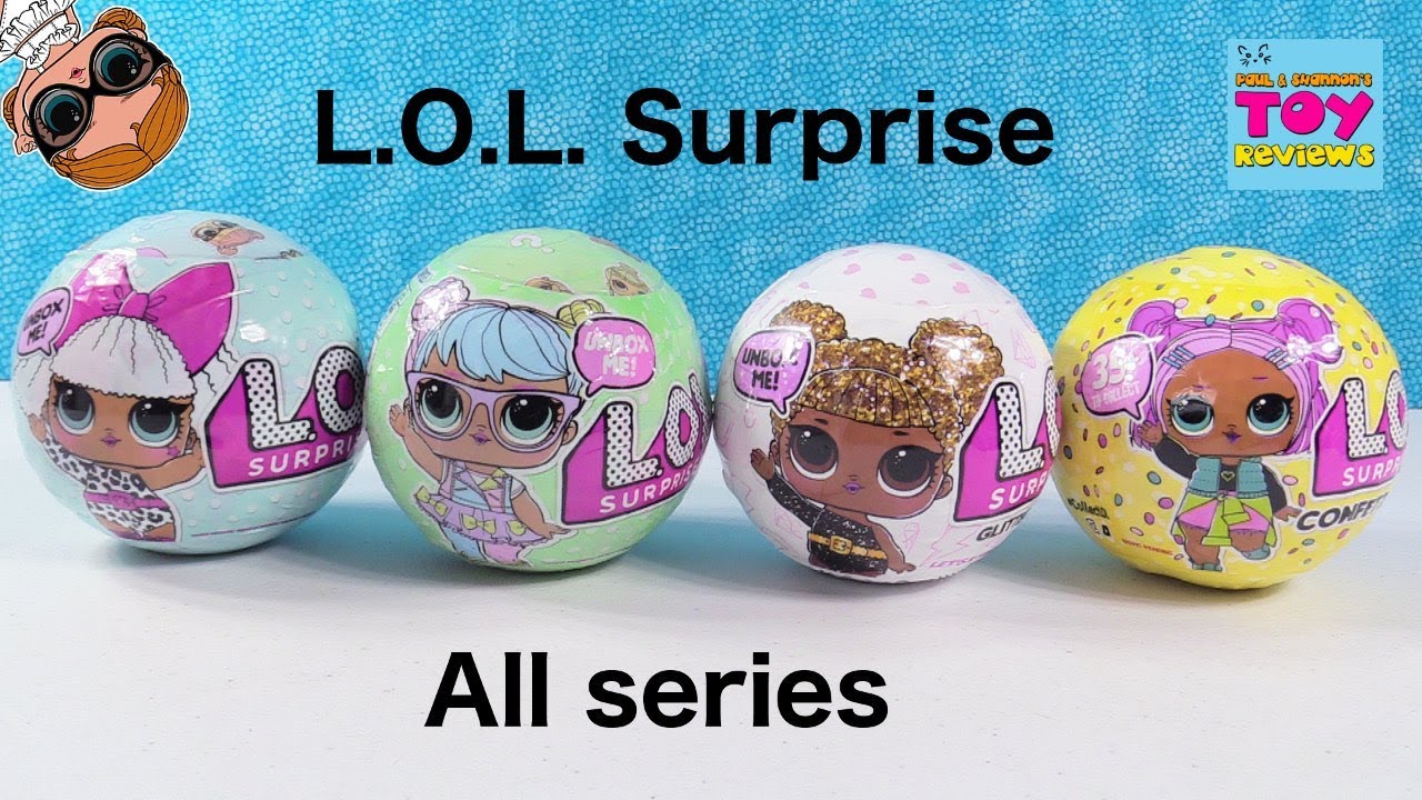 kawaii emoticons LOL Surprise Doll Series 1 2 3 Glitter Toy Opening Review | PSToyReviews