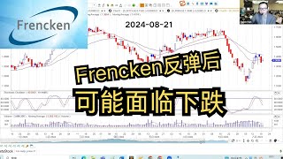 Frencken反弹后 , 可能面临下跌 ?! 20240821