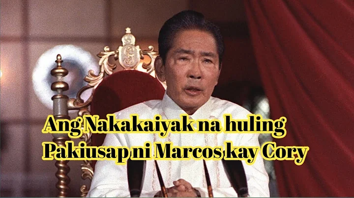 Ang HULING PAKIUSAP ni MARCOS kay CORY na NAGPAIYA...