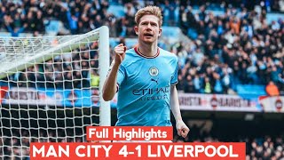 Manchester City VS Liverpool (4-1) All Goals and extended Highlights | Premiere league