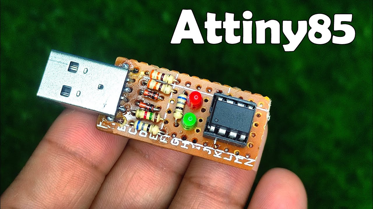 Programming Attiny85 IC Directly Through USB  Attiny Programming Without Arduino