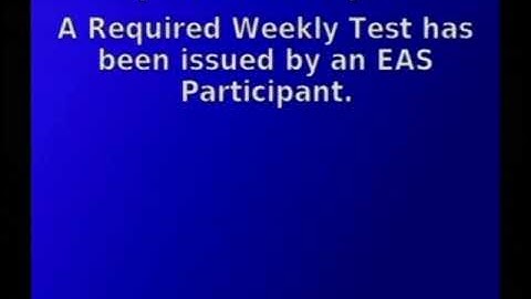 (EAS #40) Optimum / Suddenlink - Required Weekly Test (Parkersburg, WV) (12/12/2023)