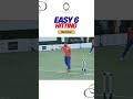Made it look way too easy! 😮‍💨#eliteovalleauge #easysix #powerhitting #cleanhit #crickrtlovers