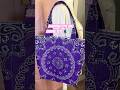 Sew your own Bandana Tote Bag with this ready to sew kit. #sewing #bandanatotebag #diysewing