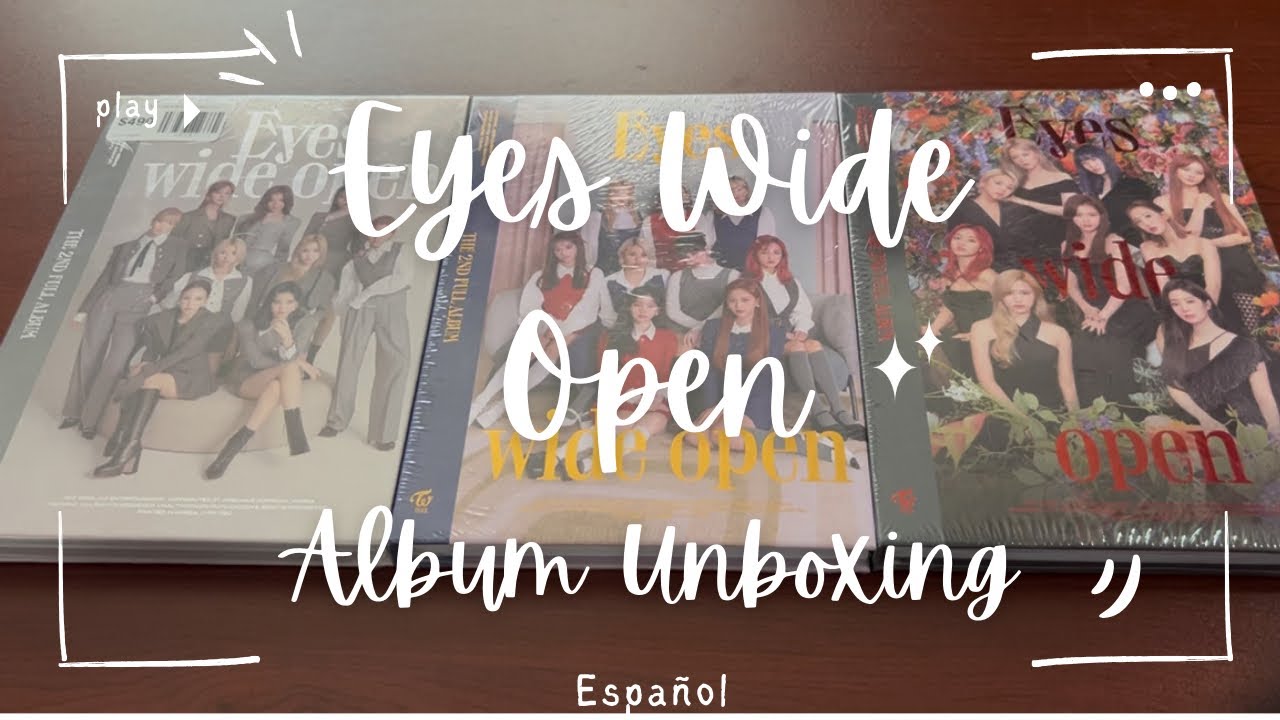 TWICE EYES WIDE OPEN ALBUM UNBOXING | Español