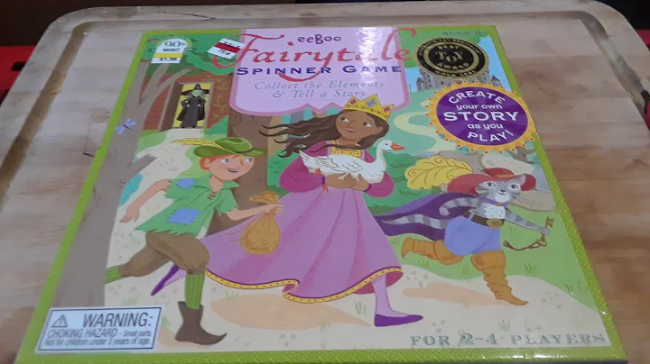 make your own fairytale spinner board game