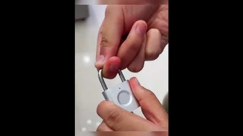 Fingerprint sensor lock Amazing😊 #shorts#virl#virlvideos#tops#topworld #shorts