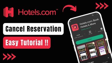 Hotels.com - How to Cancel Reservation !