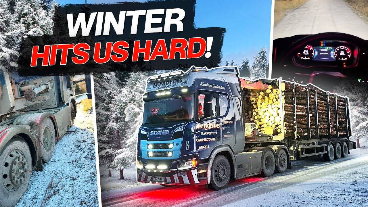 Ice tracks, breakdowns and forests snowed in.. we get it all! - YouTube
