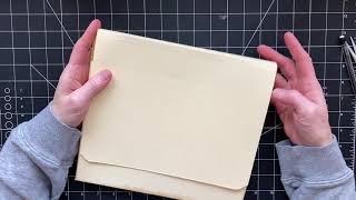 Starting a File Folder Flippy Journal/Journal Holder
