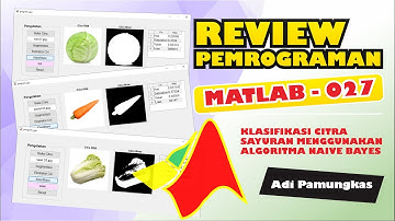 Review Pemrograman MATLAB - 027 - Klasifikasi Sayuran Menggunakan Algoritma Naive Bayes