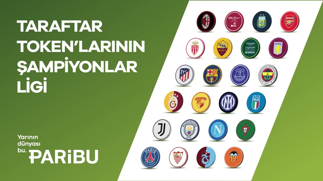 Taraftar token'larının şampiyonlar ligi