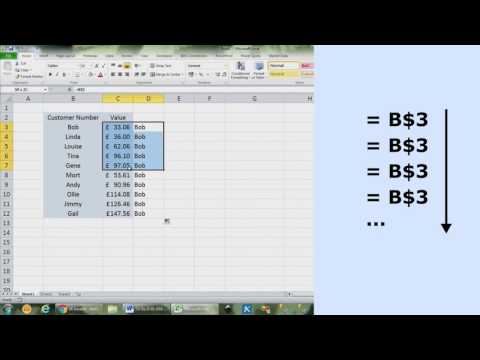 Excel Guide - $ Dollar
