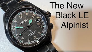 New Seiko All Black Aplinist Le !!!! - YouTube