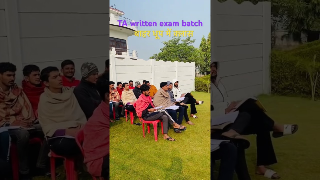 TA and Agniveer written exam batch start 