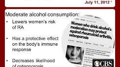 Alcohol Consumption and Rheumatoid Arthritis
