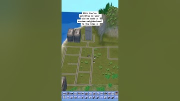 The Sims 2: Making a Neighborhood #shorts #thesims2