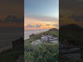 A sunset that makes you stop and take it in to the fullest. Its colors blend with the ocean #beach