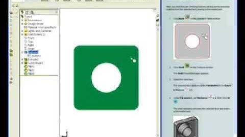 SolidWorks Tutorials Lesson 1 part 5