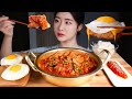 얼큰한 스팸참치김치찌개에 치즈계란함박스테이크 명란젓 먹방/SPICY SPAM TUNA KIMCHI STEW HAMBURG STEAK MUKBANG キムチチゲ Kimchi Rebus