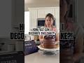 Putting my cake frosting speed to the test again! 👩🏼‍🍳🍰