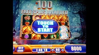 Jackpot! Mystical Unicorn Slot Machine Rare 100 Free Spin Bonus $4 Bet!