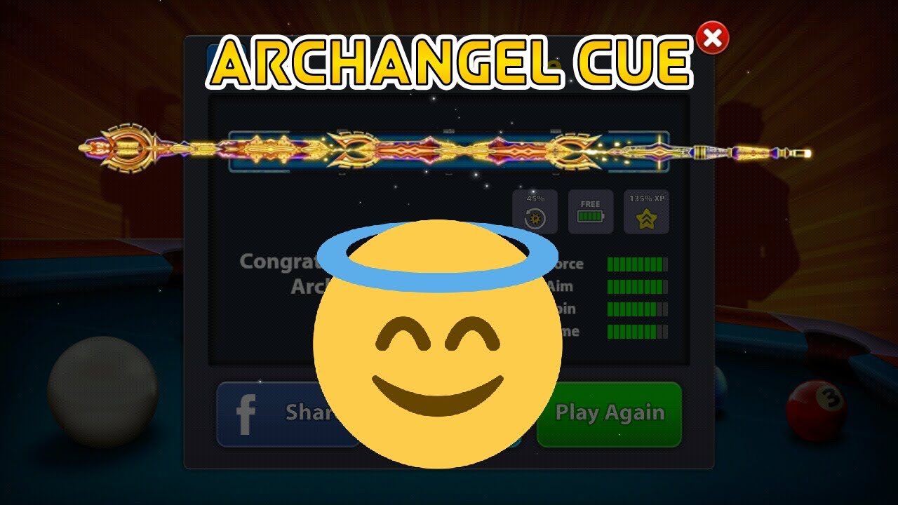 8 Ball Pool - Archangel Cue in My Collection | 10/10 ...