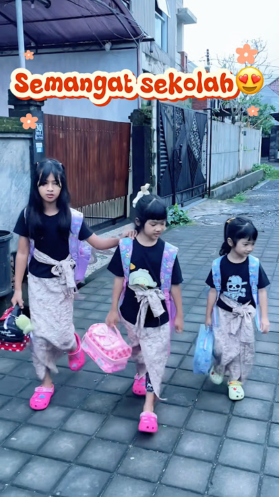 DISTA DOMINIQUE DARLEEN DI SEKOLAH BARU DI BALI!! #trend #viralvideo