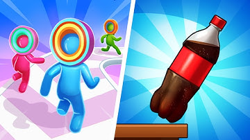 Layer Man 3D | Bottle Jump 3D - All Level Gameplay - iOS, Android Gameplay