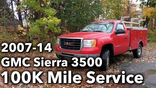 100K Mile Service GMC Sierra 3500 Truck 3rd Generation 2007-14