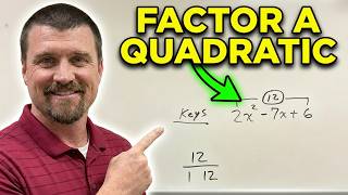 Factoring a Quadratic Trinomial using "Master Product"