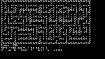 ASCII Maze