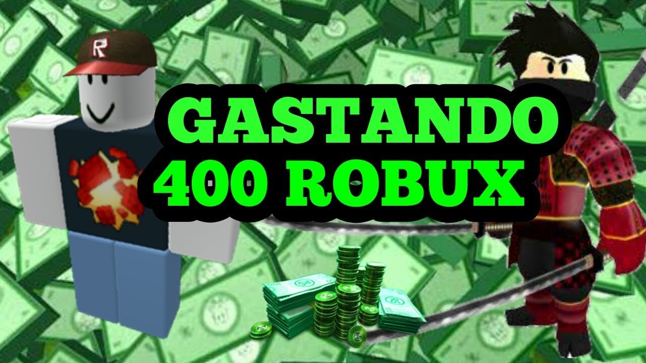 Gastando Meus Primeiros Robux 400 Youtube - gastando robux em prisões