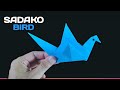 How to Make a Sadako Bird  | Easy Origami Paper Crane Tutorial | Peace Crane Making Step-by-Step