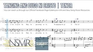 Tanging ang Dugo ni Cristo | Tenor | Vocal Guide by Bro. Genesis Abalos